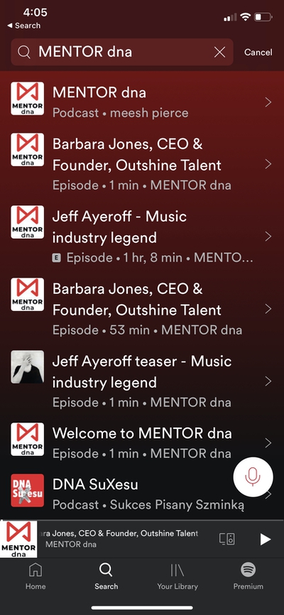 MENTOR dna podcast logo