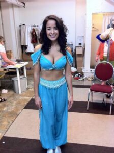 Courtney Reed Jasmine in Aladdin on Broadway