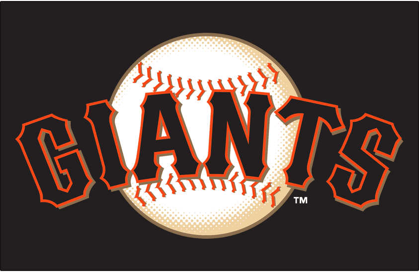 SF Giants logo black